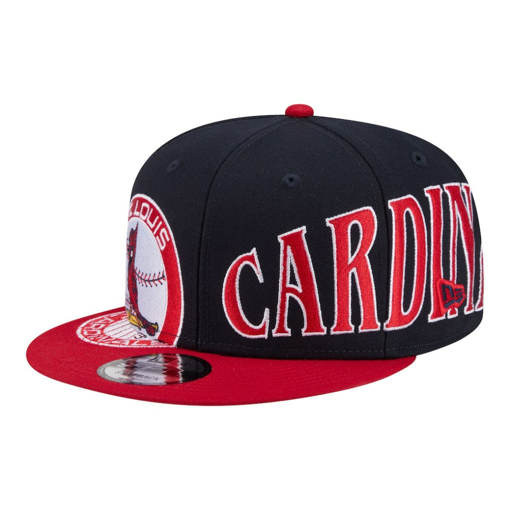 St. Louis Cardinals Stretched Two-Tone 9FIFTY Adjustable Hat - Navy/Red | New Era