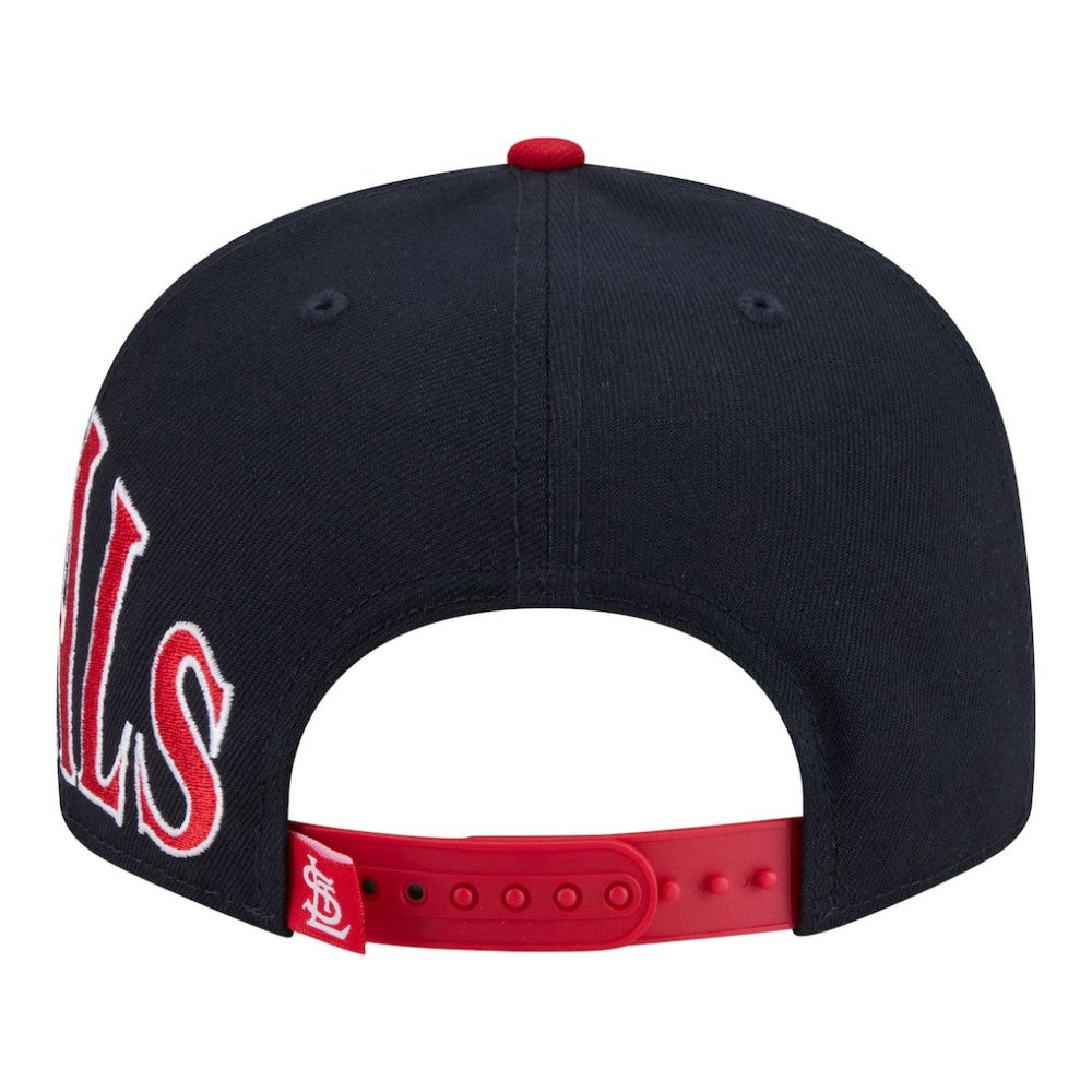 St. Louis Cardinals Stretched Two-Tone 9FIFTY Adjustable Hat - Navy/Red | New Era