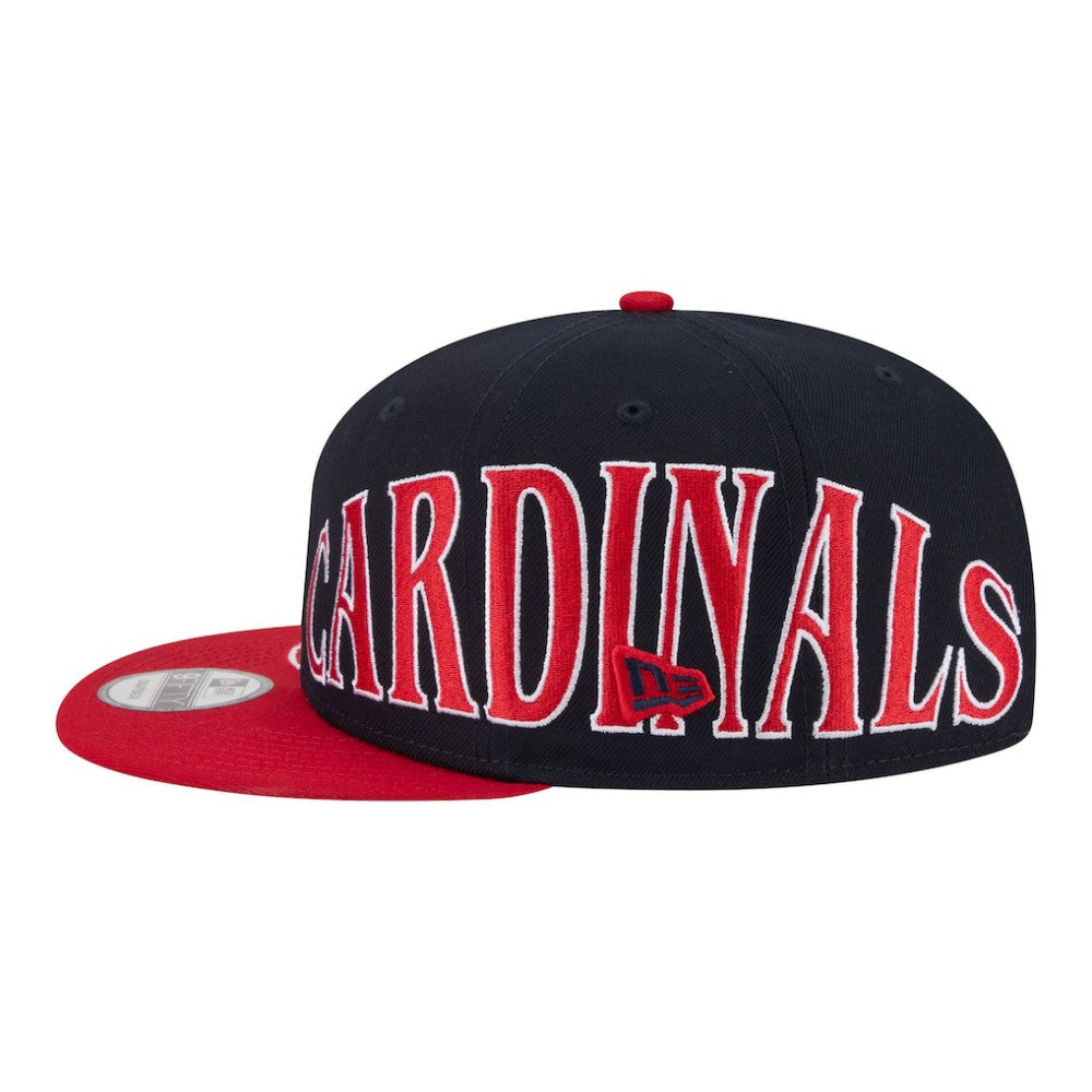 St. Louis Cardinals Stretched Two-Tone 9FIFTY Adjustable Hat - Navy/Red | New Era