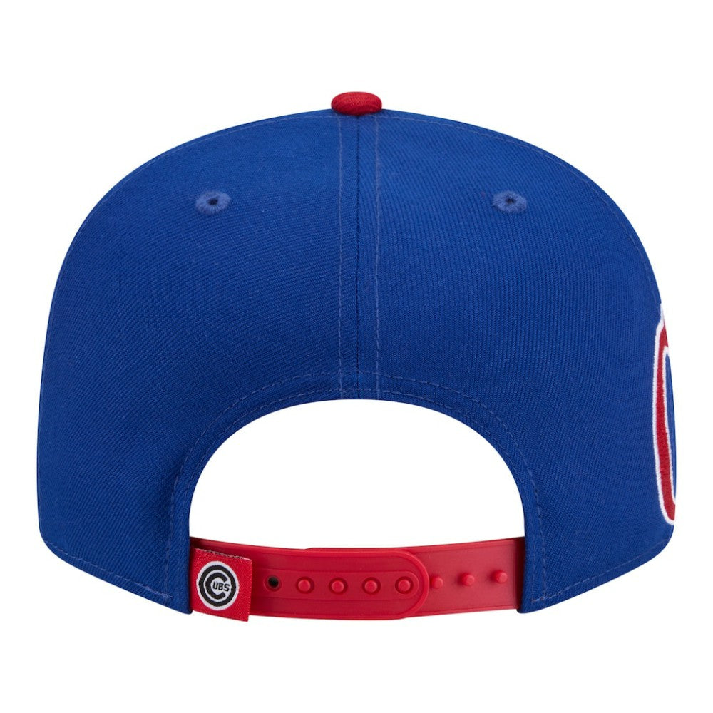 Chicago Cubs Stretched Two-Tone 9FIFTY Adjustable Hat - Royal/Red | New Era