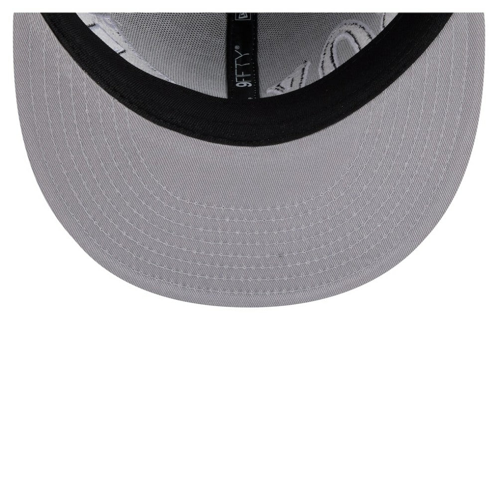 Chicago White Sox Stretched Two-Tone 9FIFTY Adjustable Hat - Gray/Black | New Era