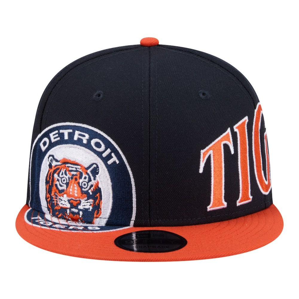Detroit Tigers Stretched Two-Tone 9FIFTY Adjustable Hat - Navy/Orange | New Era