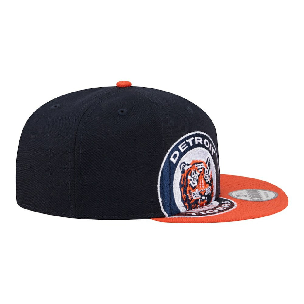 Detroit Tigers Stretched Two-Tone 9FIFTY Adjustable Hat - Navy/Orange | New Era
