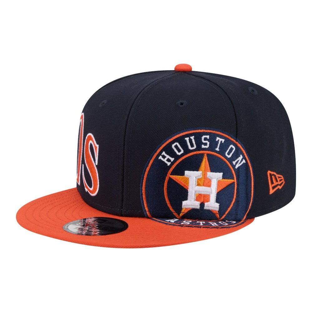 Houston Astros Stretched Two-Tone 9FIFTY Adjustable Hat - Navy/Orange | New Era