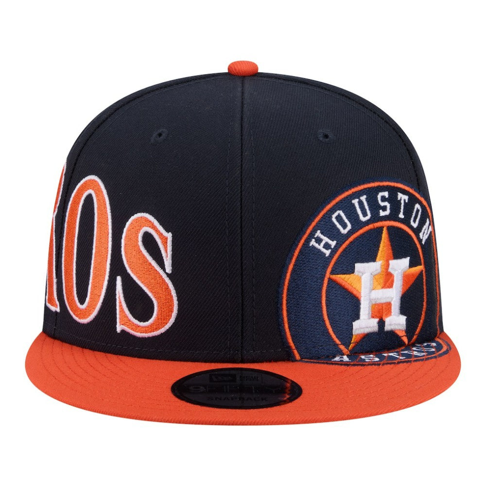 Houston Astros Stretched Two-Tone 9FIFTY Adjustable Hat - Navy/Orange | New Era