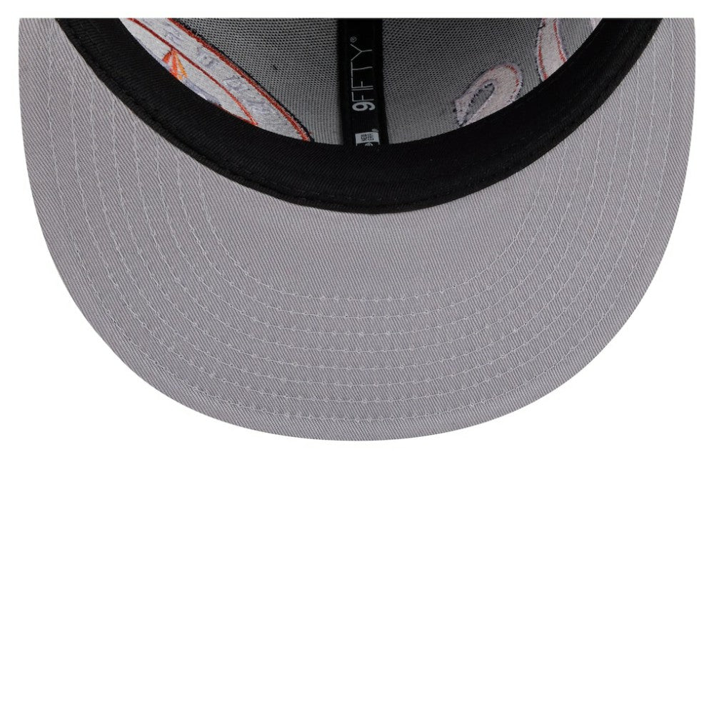 Houston Astros Stretched Two-Tone 9FIFTY Adjustable Hat - Navy/Orange | New Era
