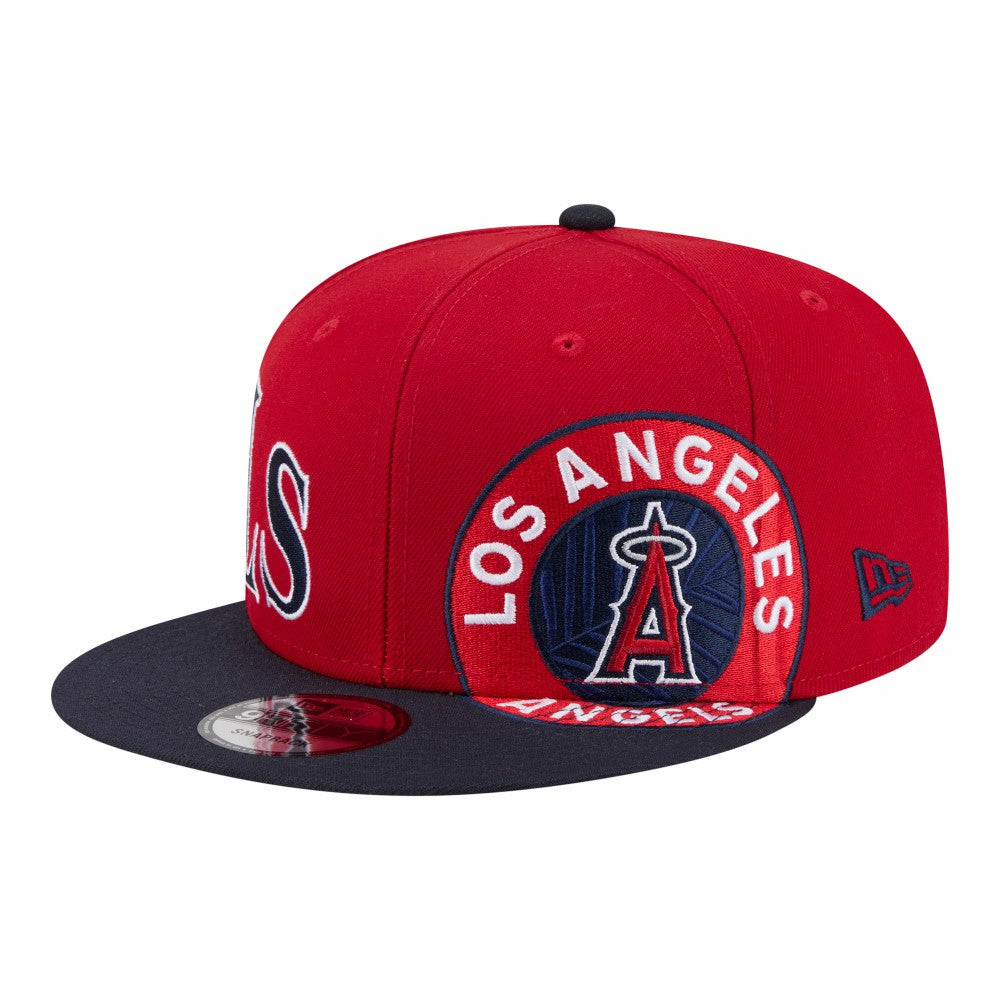 Los Angeles Angels Stretched Two-Tone 9FIFTY Adjustable Hat - Red/Navy | New Era