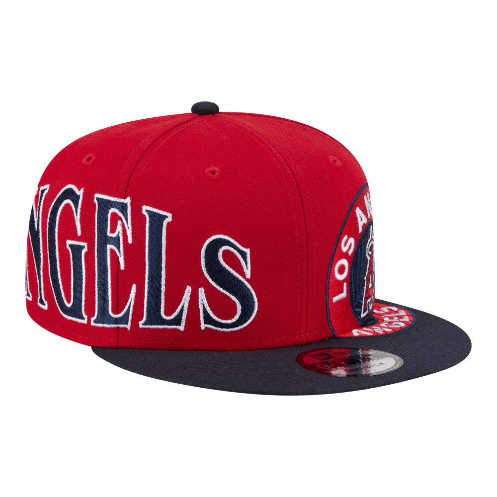 Los Angeles Angels Stretched Two-Tone 9FIFTY Adjustable Hat - Red/Navy | New Era