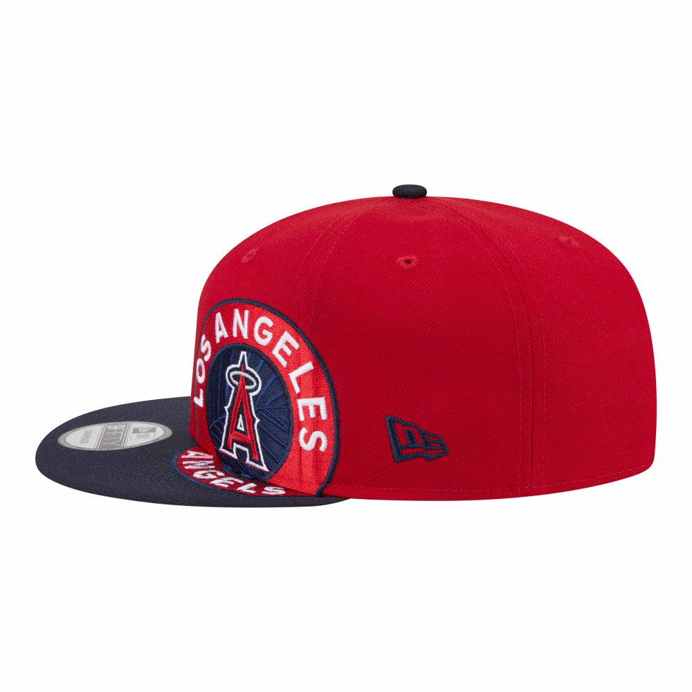 Los Angeles Angels Stretched Two-Tone 9FIFTY Adjustable Hat - Red/Navy | New Era