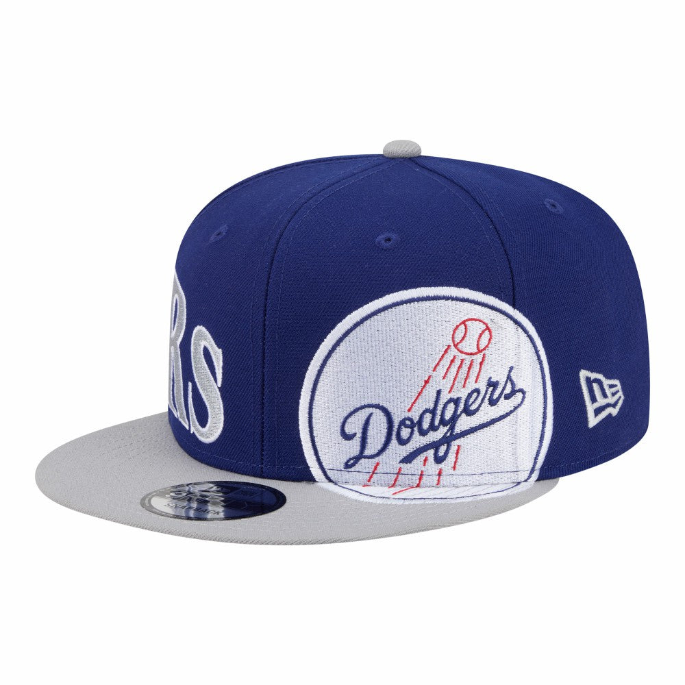 Los Angeles Dodgers Stretched Two-Tone 9FIFTY Adjustable Hat - Royal/Gray | New Era