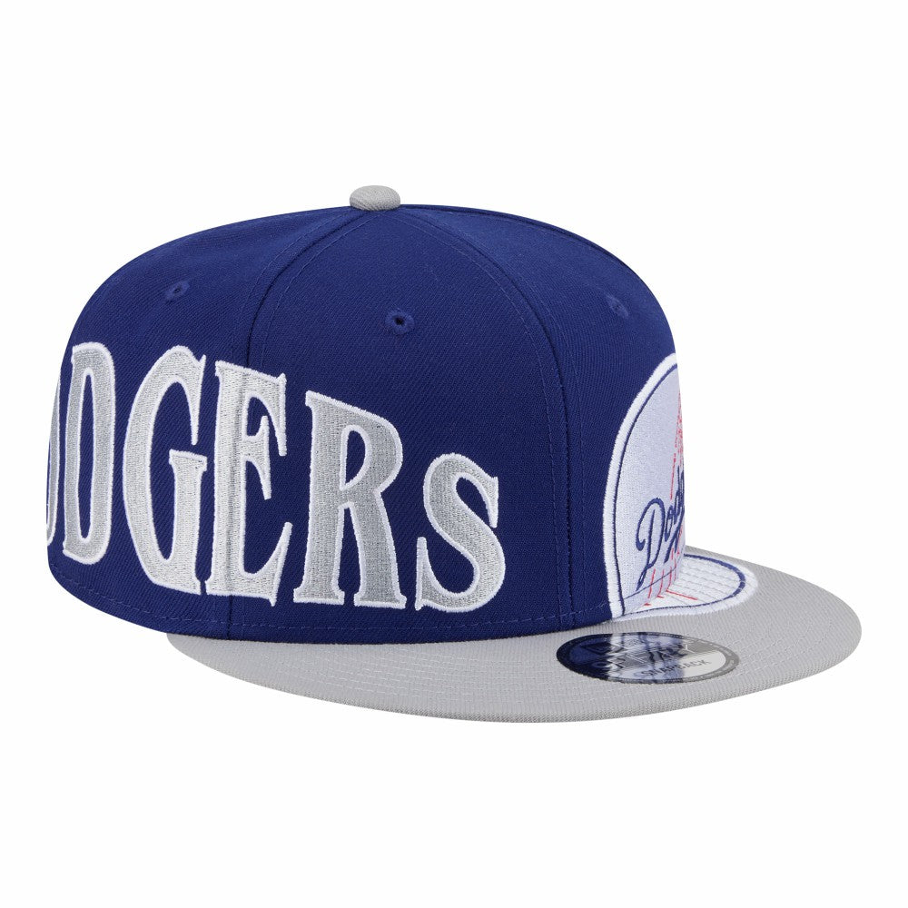 Los Angeles Dodgers Stretched Two-Tone 9FIFTY Adjustable Hat - Royal/Gray | New Era
