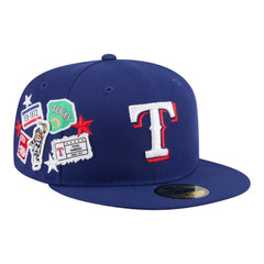 Texas Rangers City Patch 59FIFTY Fitted Hat - Royal | New Era
