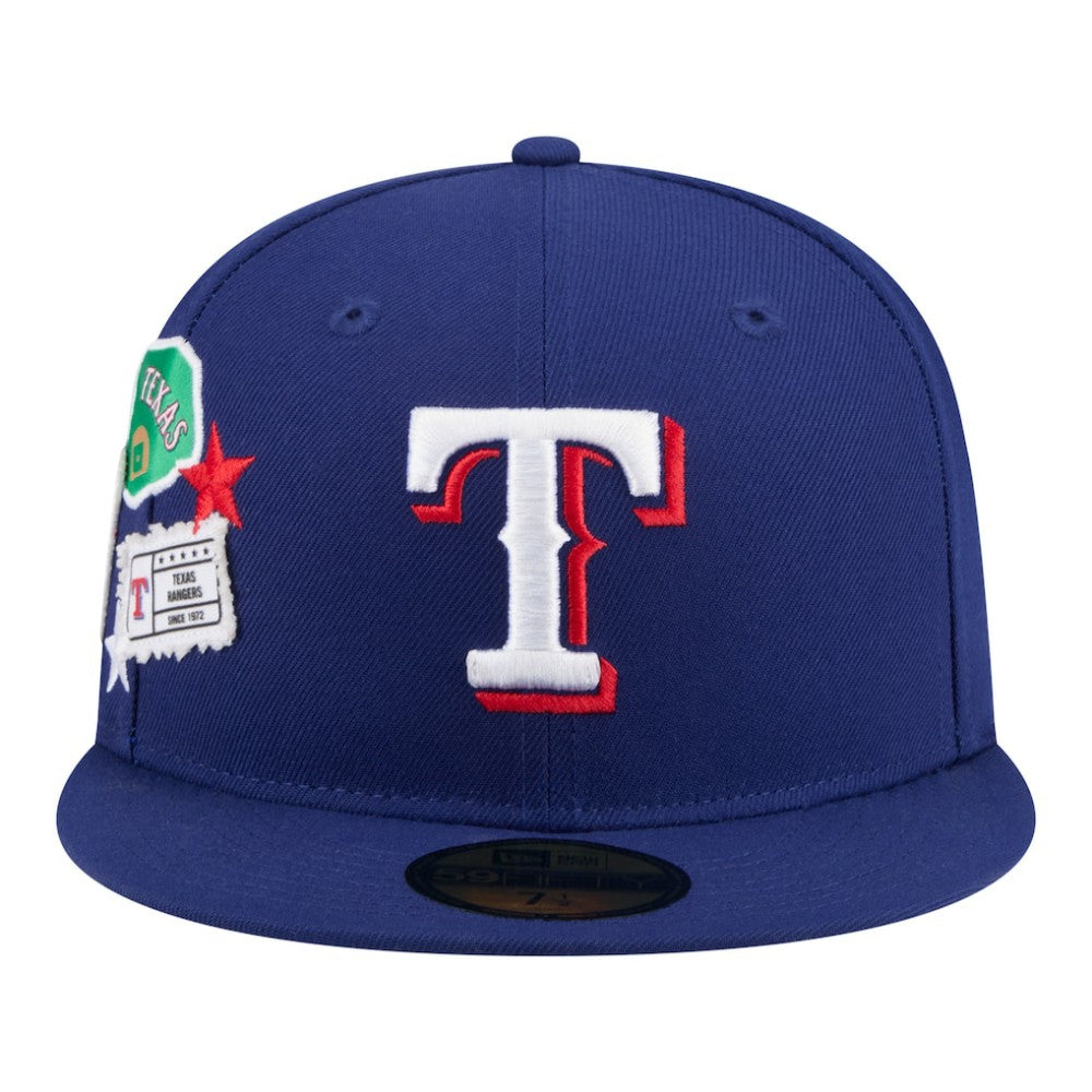 Texas Rangers City Patch 59FIFTY Fitted Hat - Royal | New Era
