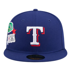 Texas Rangers City Patch 59FIFTY Fitted Hat - Royal | New Era