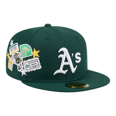 Athletics City Patch 59FIFTY Fitted Hat - Green | New Era