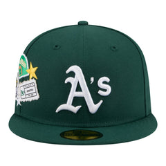 Athletics City Patch 59FIFTY Fitted Hat - Green | New Era