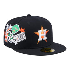 Houston Astros City Patch 59FIFTY Fitted Hat - Navy | New Era