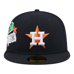 Houston Astros City Patch 59FIFTY Fitted Hat - Navy | New Era