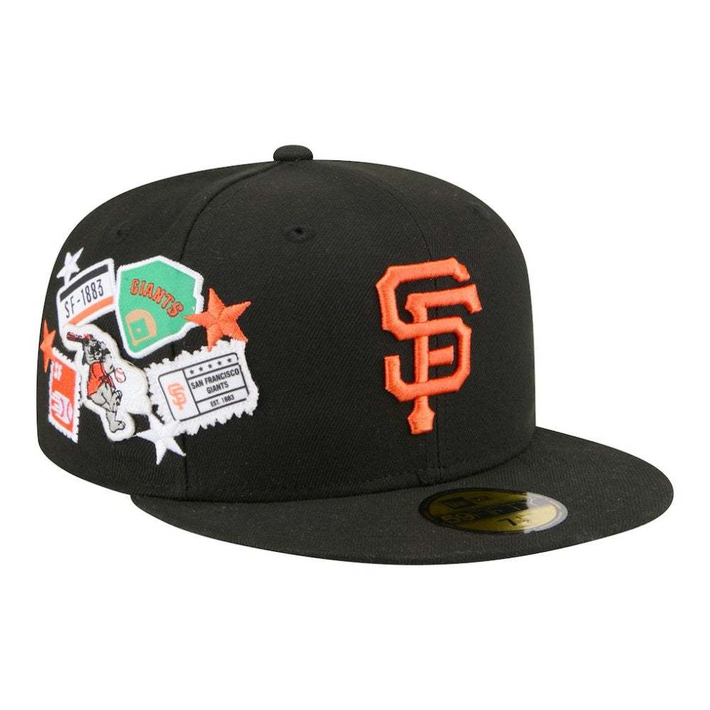 San Francisco Giants City Patch 59FIFTY Fitted Hat - Black | New Era