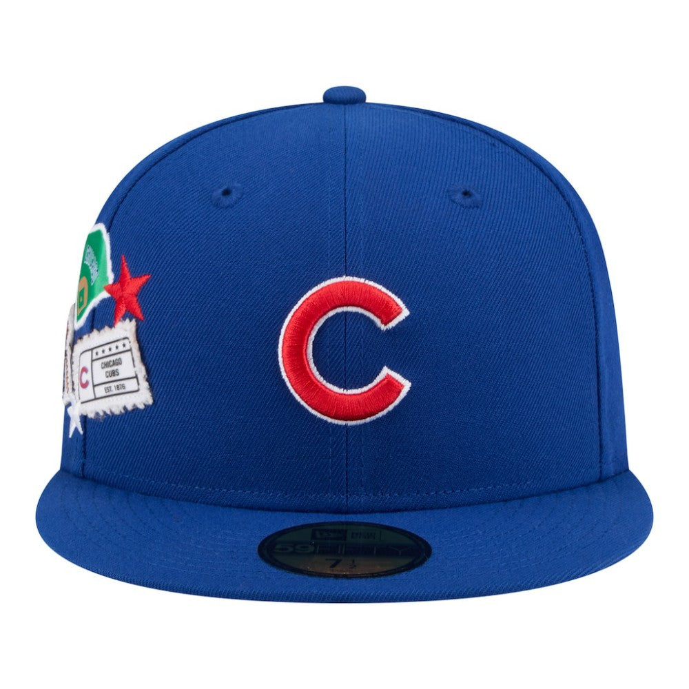 Chicago Cubs City Patch 59FIFTY Fitted Hat - Royal | New Era