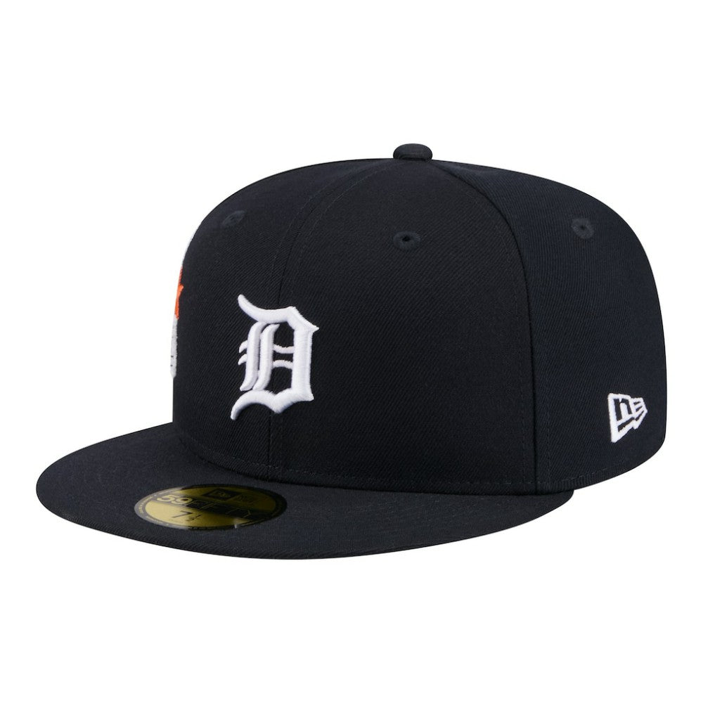 Detroit Tigers City Patch 59FIFTY Fitted Hat - Navy | New Era