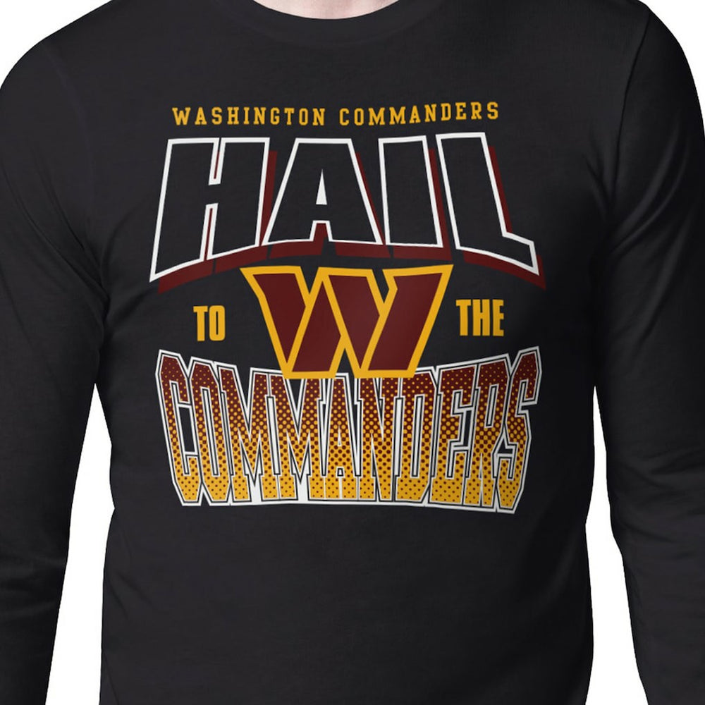 NFL Washington Commanders Starter Comic Style Slogan Long Sleeve T-Shirt