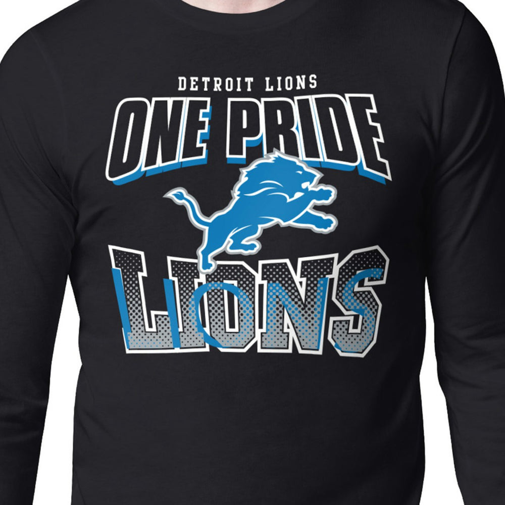 NFL Detroit Lions Starter Comic Style Slogan Long Sleeve T-Shirt
