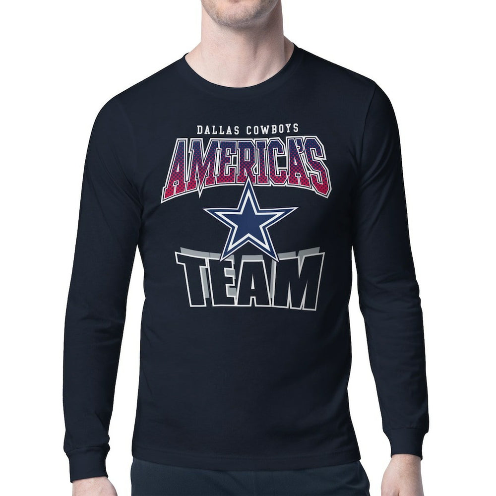 NFL Dallas Cowboys Starter Comic Style Slogan Long Sleeve T-Shirt