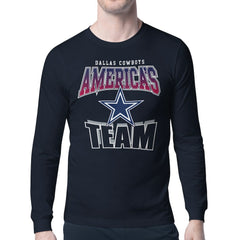 NFL Dallas Cowboys Starter Comic Style Slogan Long Sleeve T-Shirt