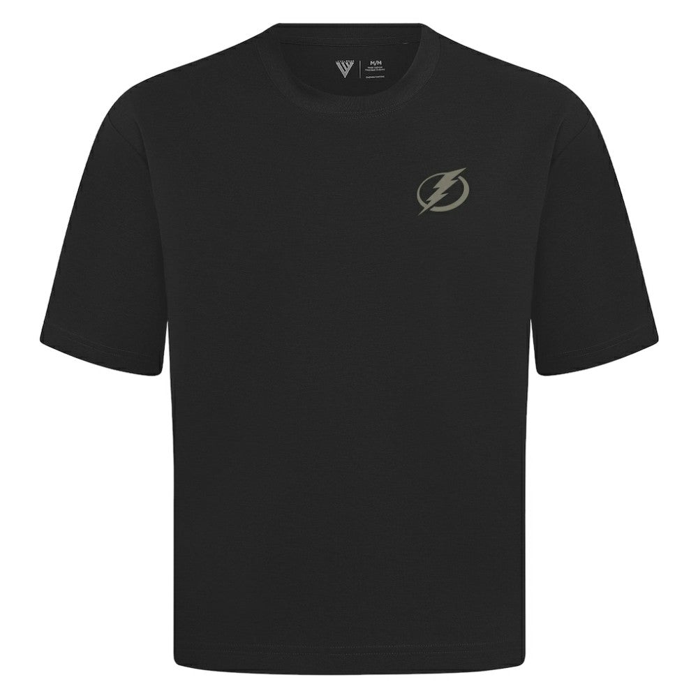 Tampa Bay Lightning Levelwear Copper Oversized Luxe Signature Knit T-Shirt
