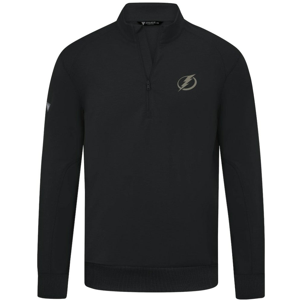 Tampa Bay Lightning Levelwear Copper Upright Quarter-Zip Pullover