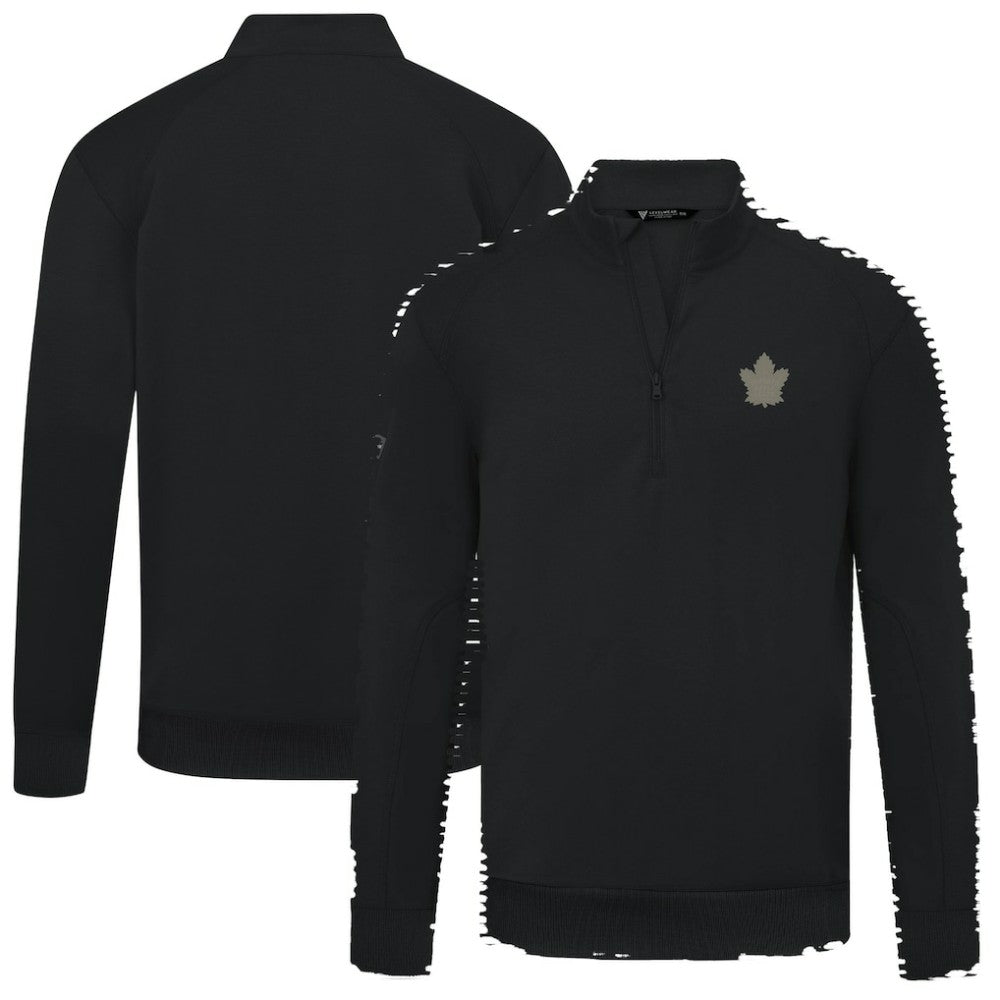Toronto Maple Leafs Levelwear Copper Upright Quarter-Zip Pullover