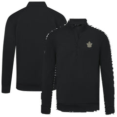 Toronto Maple Leafs Levelwear Copper Upright Quarter-Zip Pullover