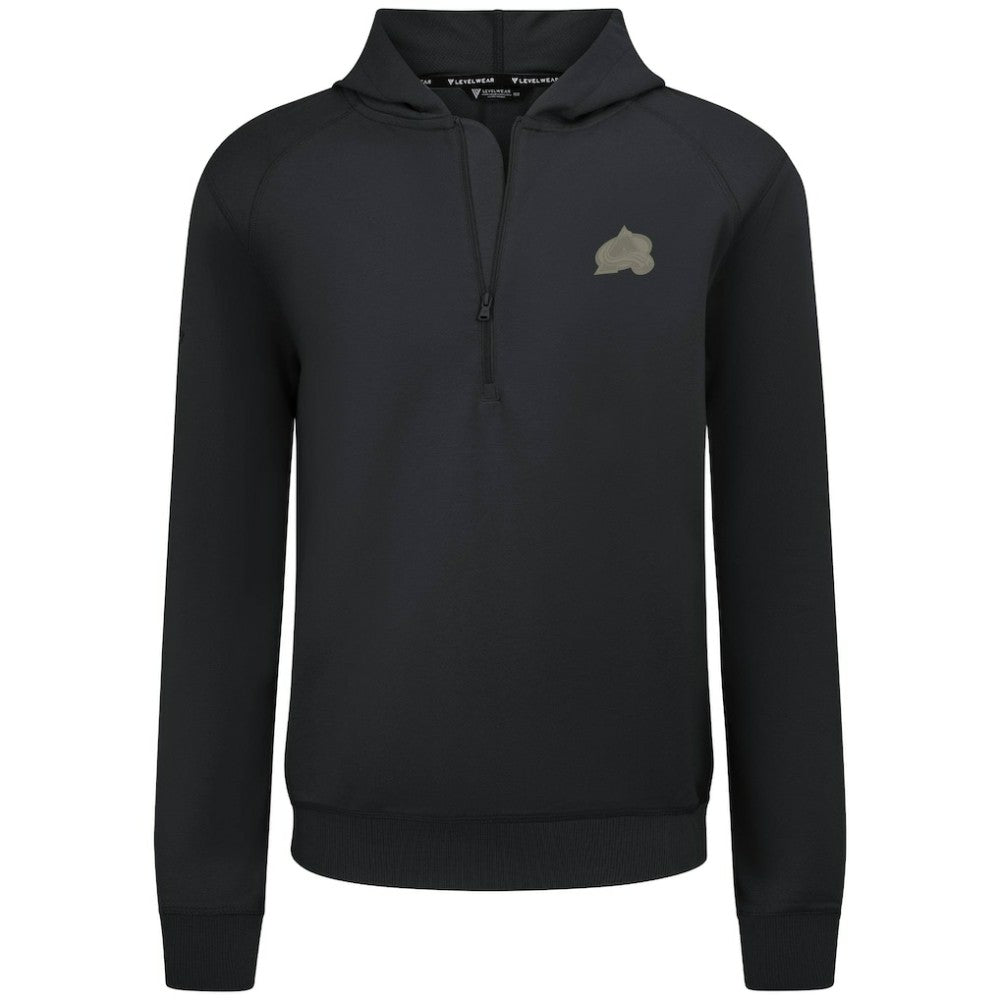 Colorado Avalanche Levelwear Technic Quarter-Zip Pullover Hoodie