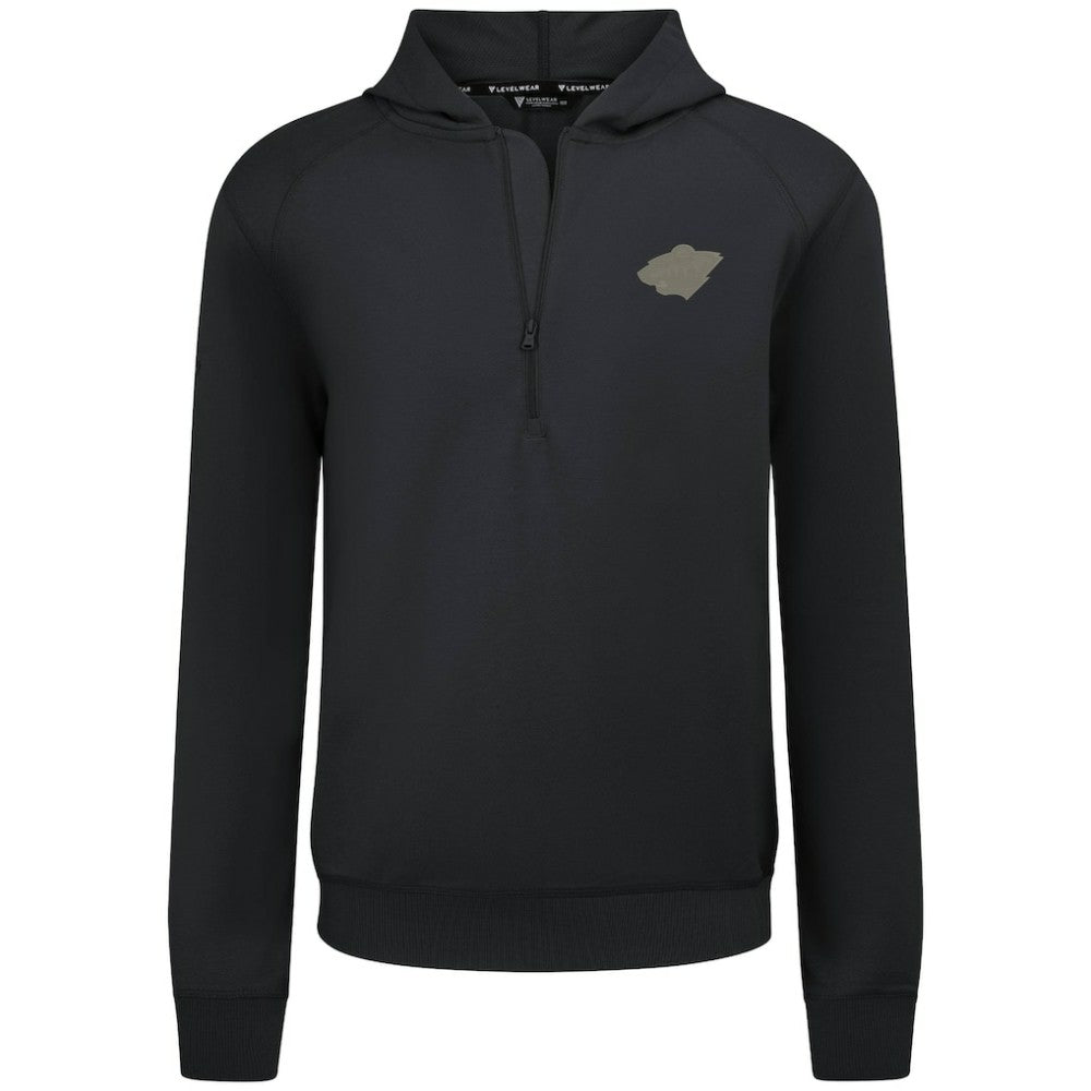 Minnesota Wild Levelwear Technic Quarter-Zip Pullover Hoodie