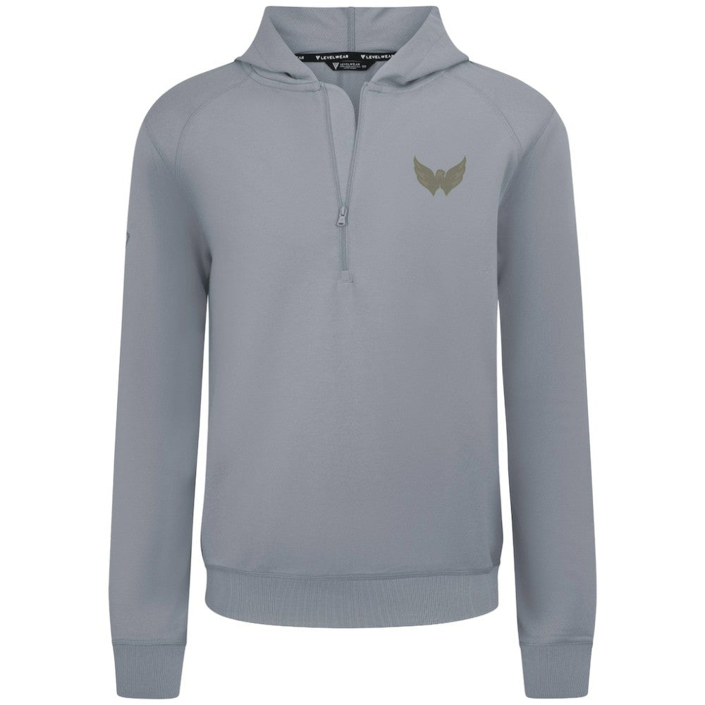 Washington Capitals Levelwear Technic Quarter-Zip Pullover Hoodie