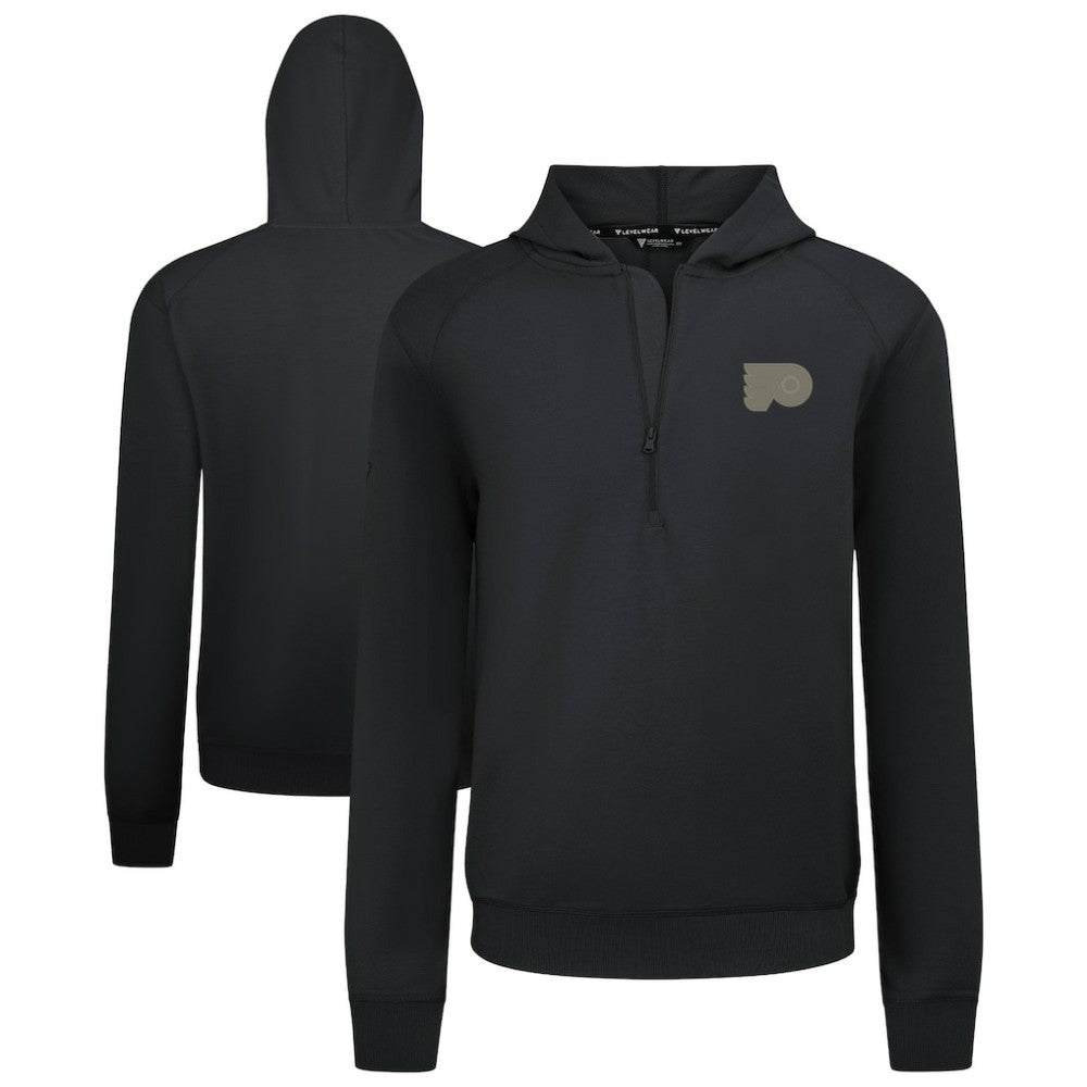 Philadelphia Flyers Levelwear Technic Quarter-Zip Pullover Hoodie