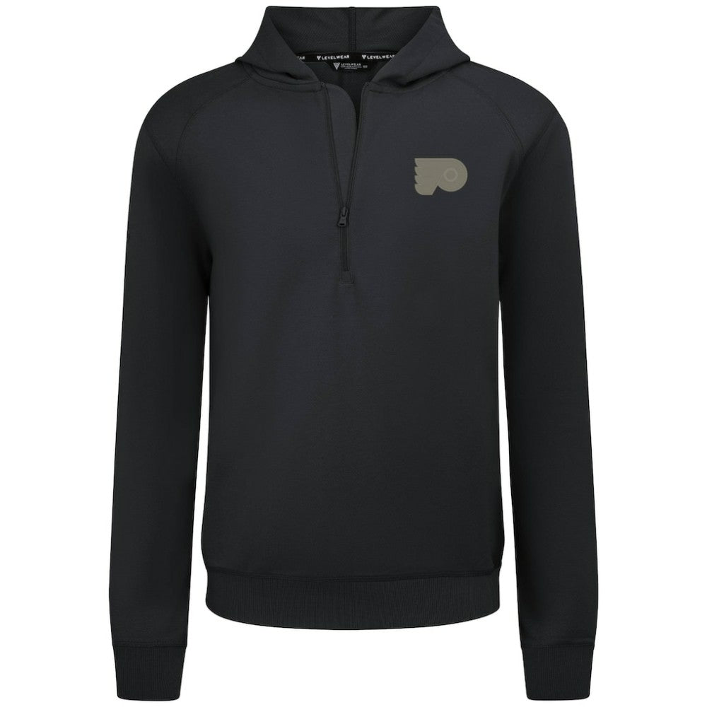 Philadelphia Flyers Levelwear Technic Quarter-Zip Pullover Hoodie