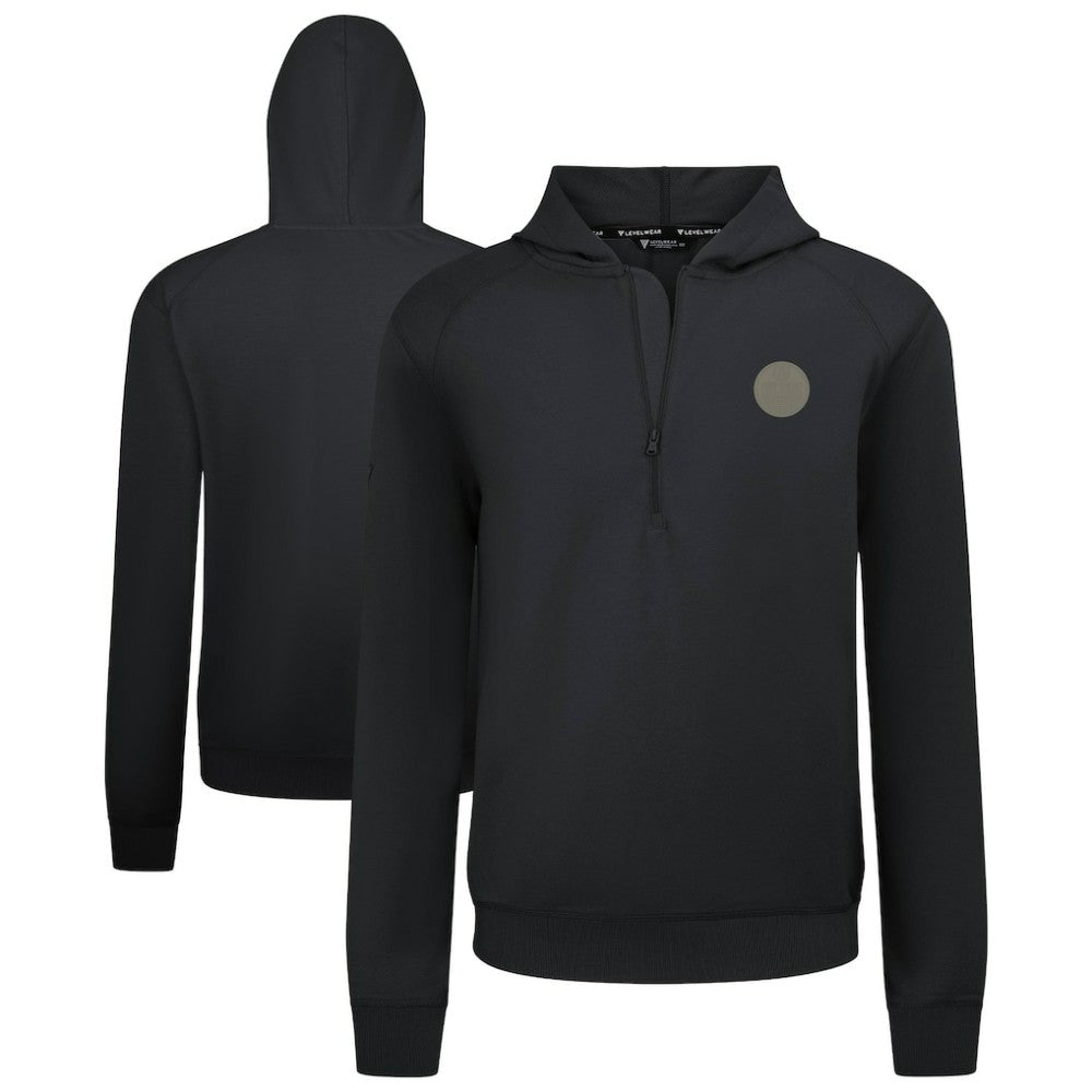 Edmonton Oilers Levelwear Technic Quarter-Zip Pullover Hoodie