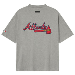 Atlanta Braves Fear of God x MLB 90's Fit T-Shirt - Heather Gray