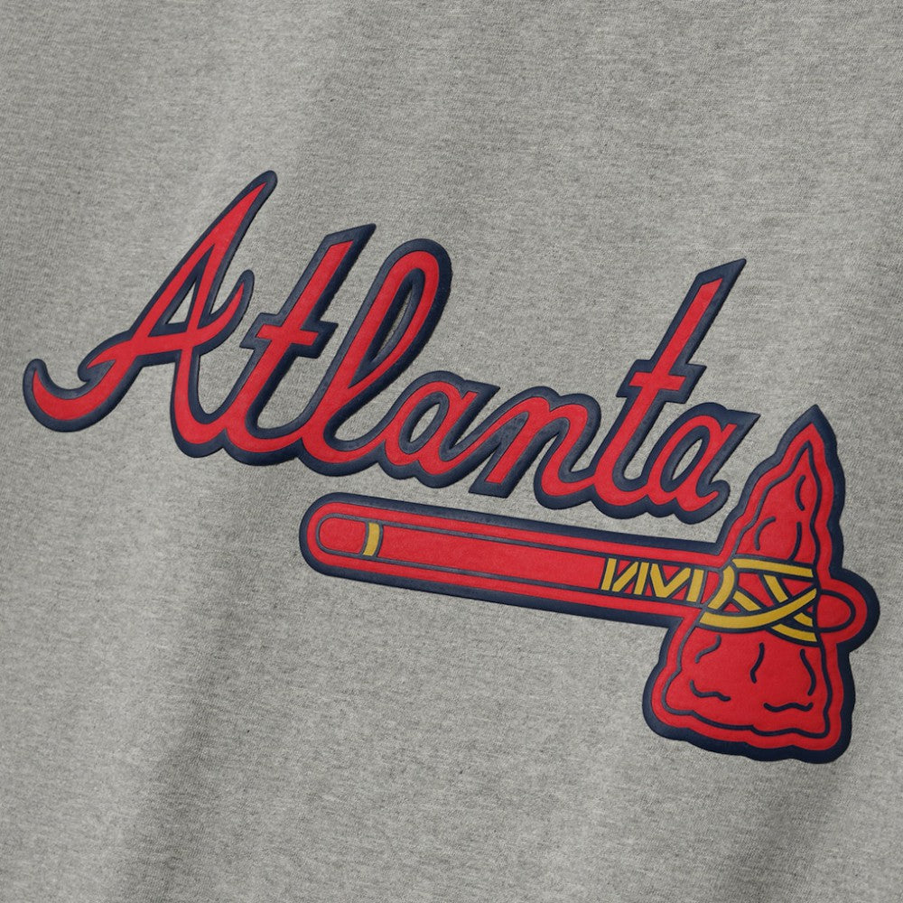 Atlanta Braves Fear of God x MLB 90's Fit T-Shirt - Heather Gray