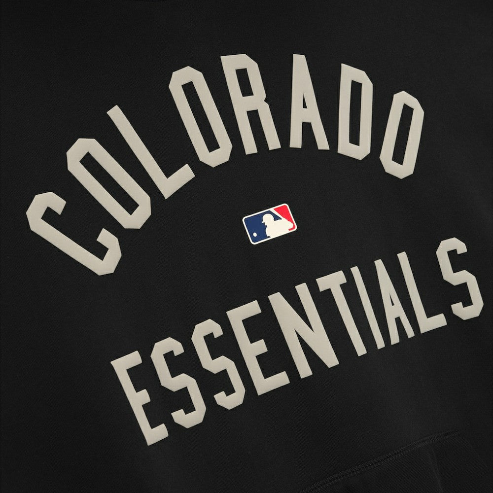 Colorado Rockies Fear of God x MLB Sport Fit Hoodie - Heather Black/Purple