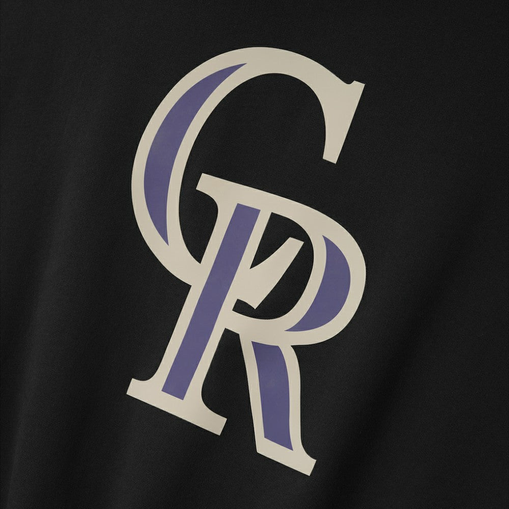 Colorado Rockies Fear of God x MLB Sport Fit Hoodie - Heather Black/Purple