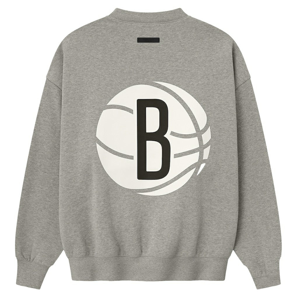 Brooklyn Nets Fear of God x NBA Sport Fit T-Shirt - Heather Gray sale