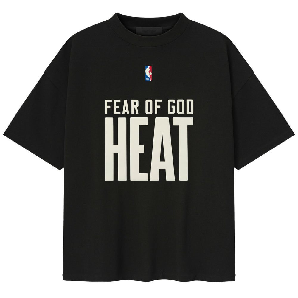 Miami Heat Fear of God x NBA Unisex 90s T-Shirt - Heather Black shop