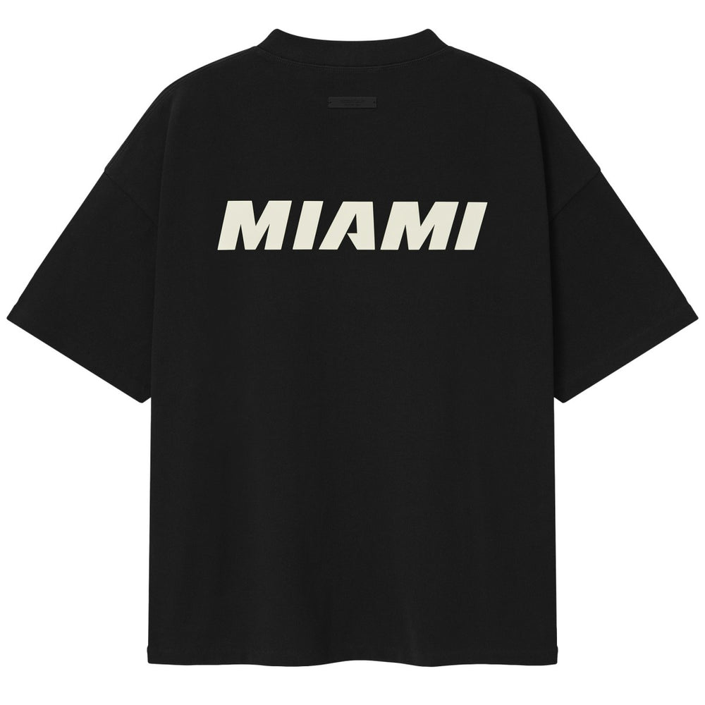 Miami Heat Fear of God x NBA Unisex 90s T-Shirt - Heather Black shop