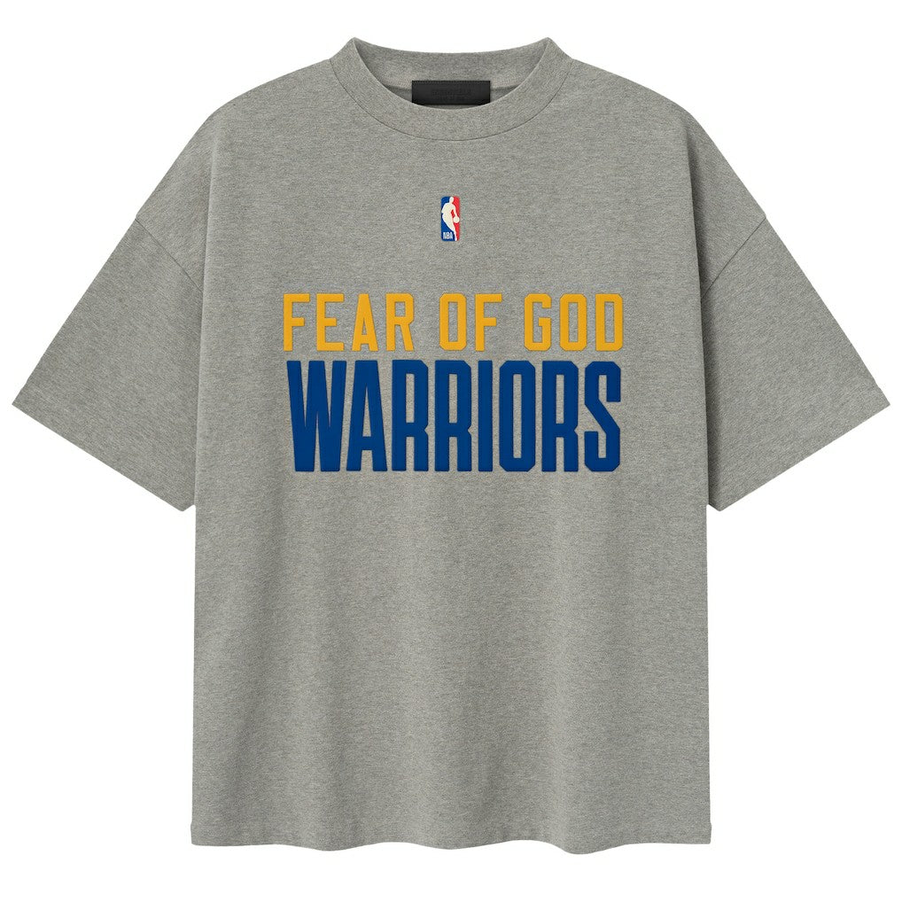 Golden State Warriors Fear of God x NBA Unisex 90s T-Shirt sale - Heather Gray shop