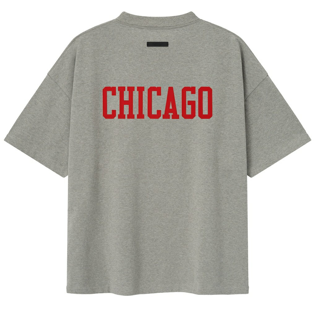Chicago Bulls Fear of God x NBA Unisex 90s T-Shirt sale - Heather Gray discount