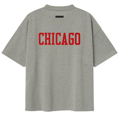 Chicago Bulls Fear of God x NBA Unisex 90s T-Shirt sale - Heather Gray discount