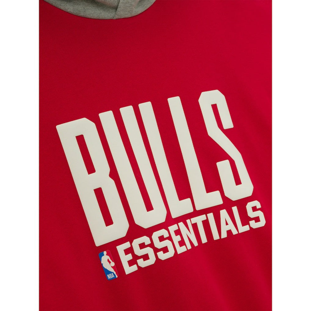 Chicago Bulls Fear of God x NBA Unisex Sport Hoodie - Red/Heather Gray discount